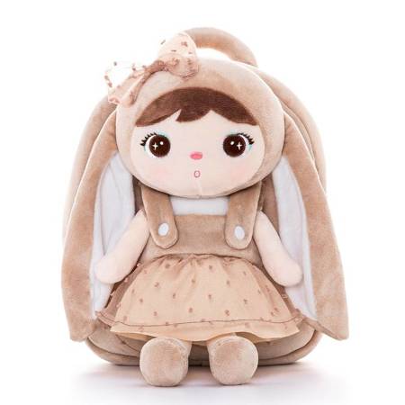 Metoo Beige Rabbit with Bow Bacpack