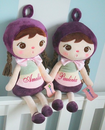 Metoo Personalized Blueberry Girl Doll