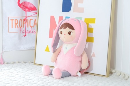 Metoo Personalized Bunny Girl Backpack