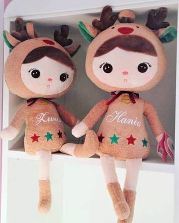Metoo Personalized Reindeer Doll