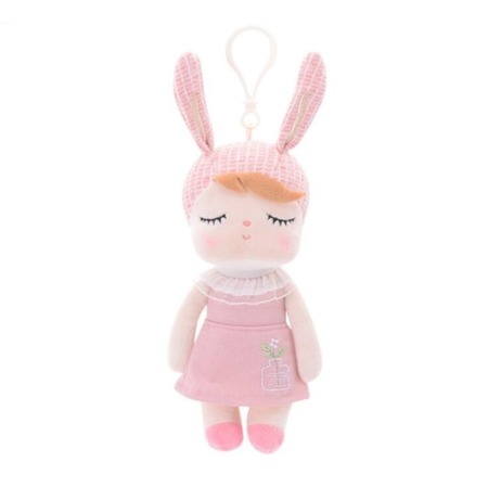 Mini Metoo Angela Personalized Bunny Doll in Pink Dress