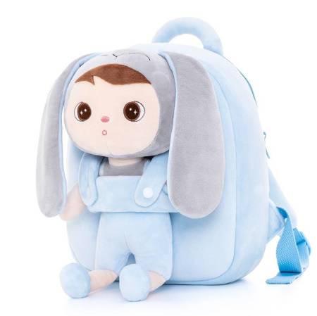 Personalized Blue Bunny Backpack