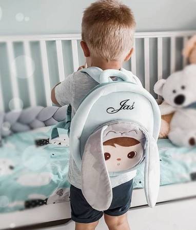 Personalized Bunny Boy Backpack