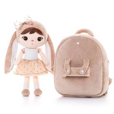 Personalized Metoo Beige Bunny with Bow Backpack