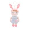 Mini Metoo Angela Personalized Bunny Doll in Grey Dress