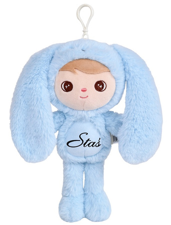 Metoo Personalized Mini Fluffy Baby-blue Bunny Boy
