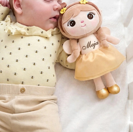 Metoo Personalized Mini Bee Girl Doll 