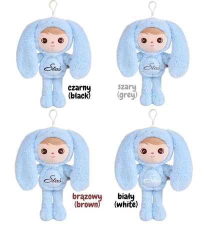 Lalka Metoo Mini personalizowany Puchaty Błękitny Króliś
