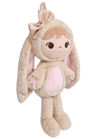 Metoo Fluffy Light Beige Bunny Girl with Bow