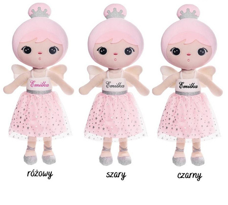 Lalka Metoo personalizowana Różowy Aniołek 50cm