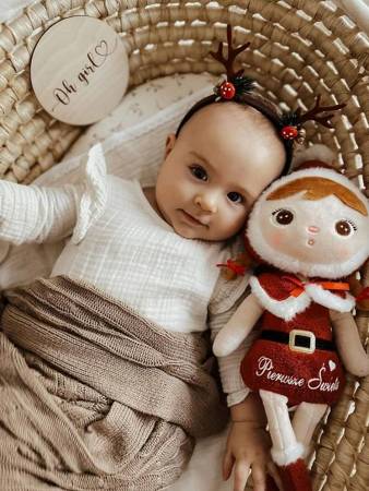 Zestaw Personalizowany Aniołek i Lalka Świąteczna 